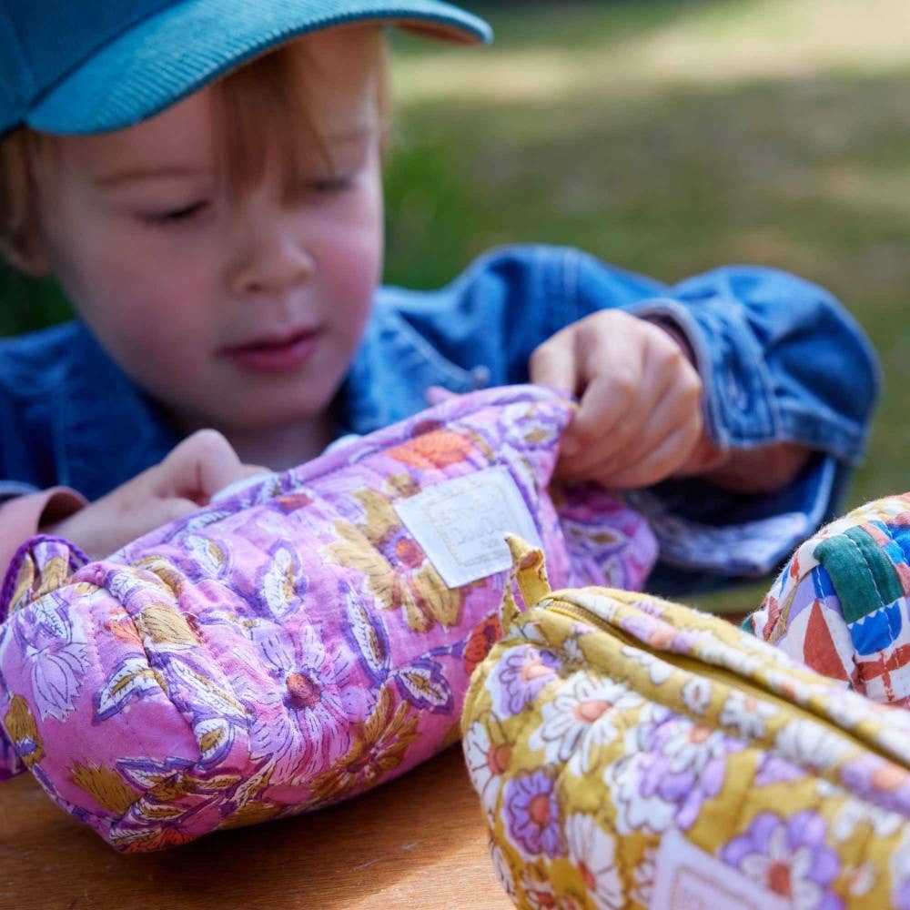 Trousse d'école Nila  Meera Orchidée  ·  Bonheur du jour