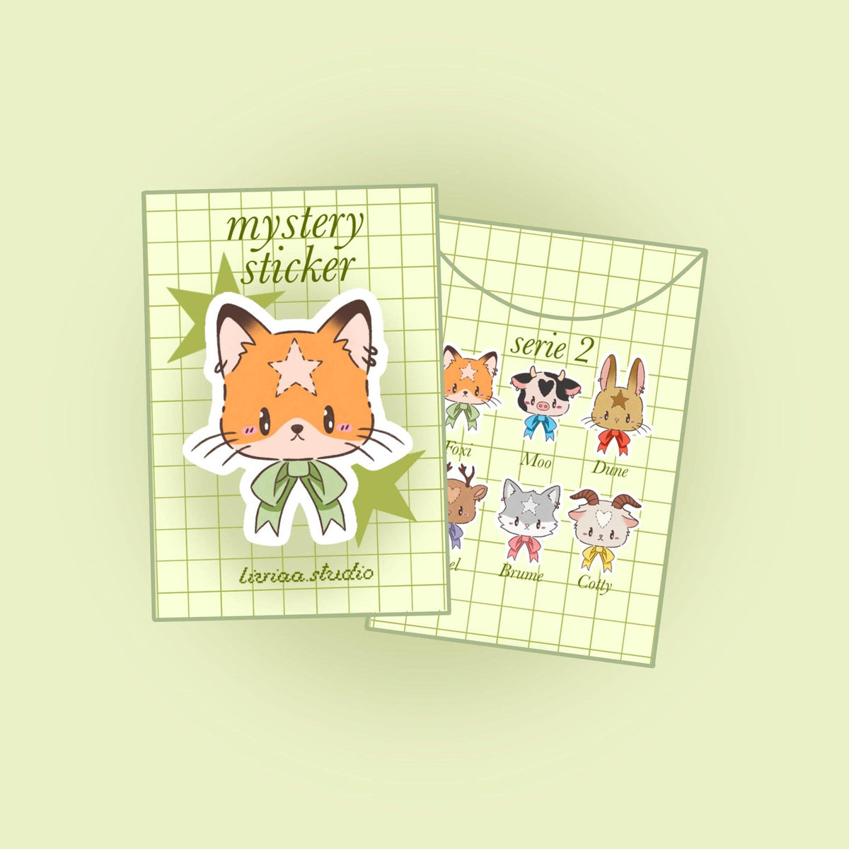 Mystery Sticker animaux— Liviaa.studio