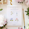 8 Cartes aquarelle à peindre avec des fleurs de jardin - Emily Lex