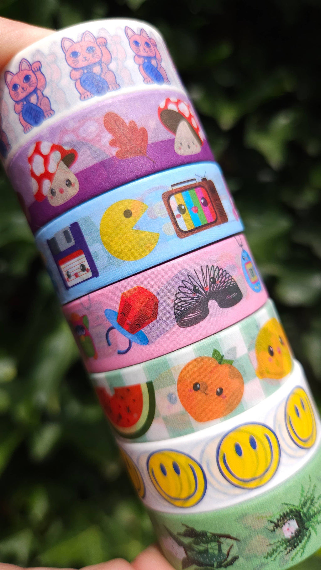 Washi Tape Maneki Neko — Chat Porte-Bonheur · Studio Inktvis