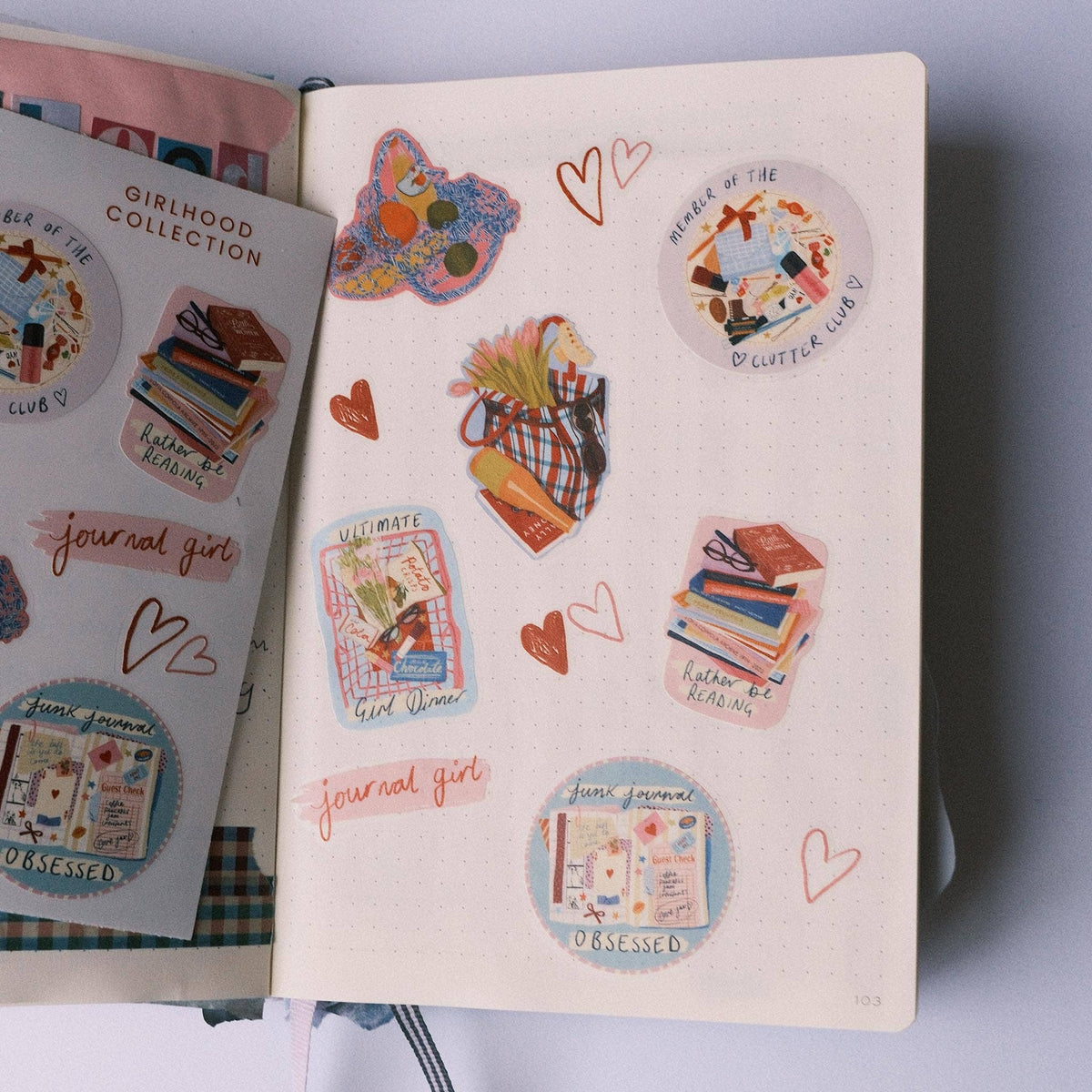Collection « Girlhood » — Autocollants vinyle illustrés