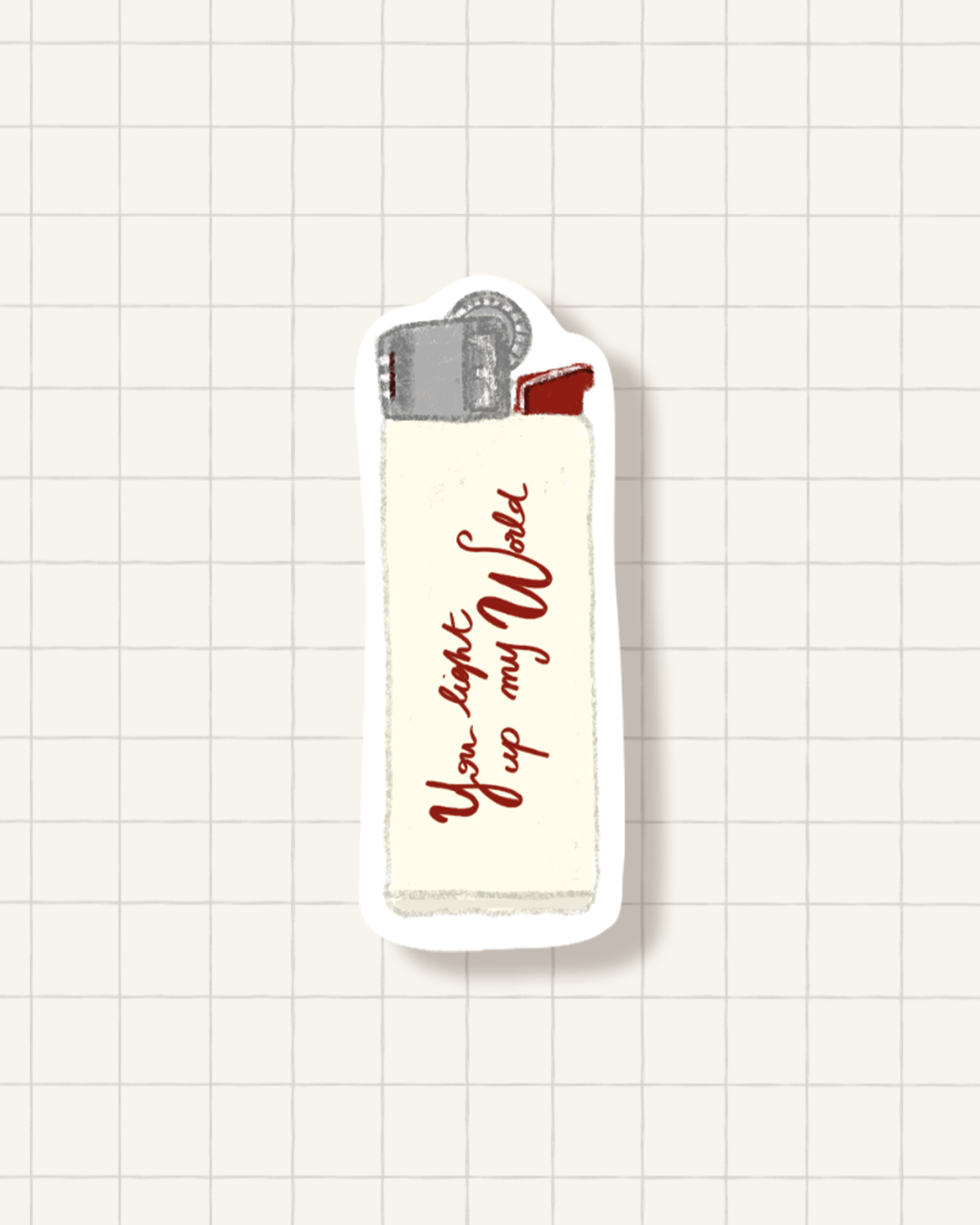 Sticker briquet - Studio Louja