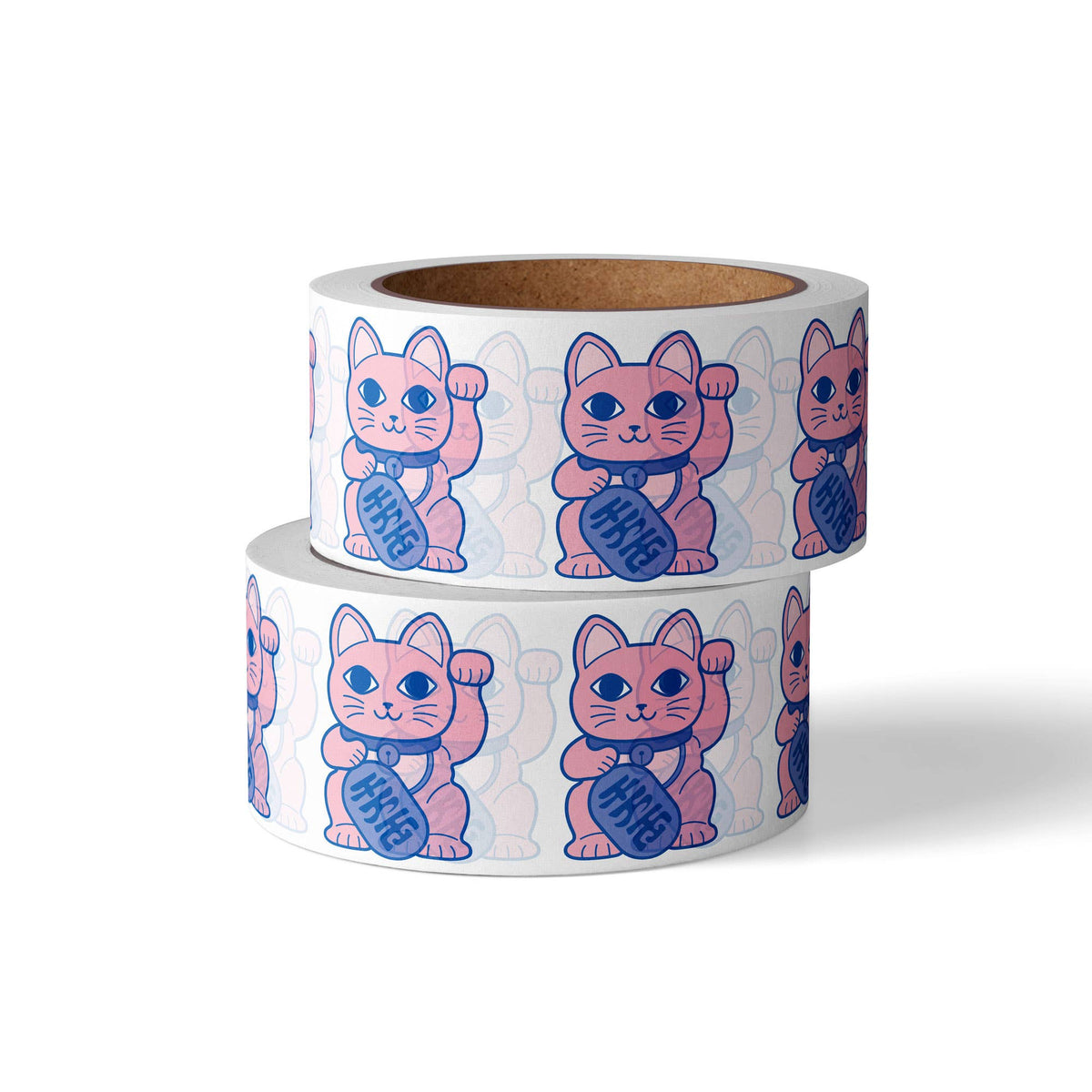 Washi Tape Maneki Neko — Chat Porte-Bonheur · Studio Inktvis