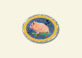 Sticker Scintillant Hamster Skateur — Shellflower