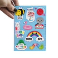 Planche de stickers Lama mignon et impertinent « No Drama » — Studio Inktvis
