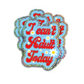 Sticker pailleté « I can't adult today » — Studio Inktvis