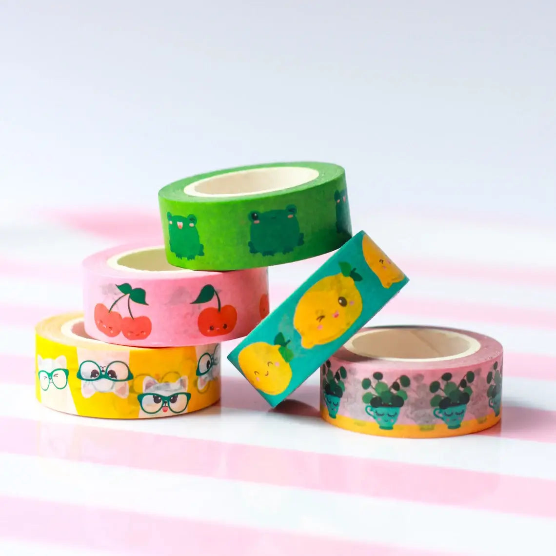 Ruban Washi Cerises — Studio Inktvis