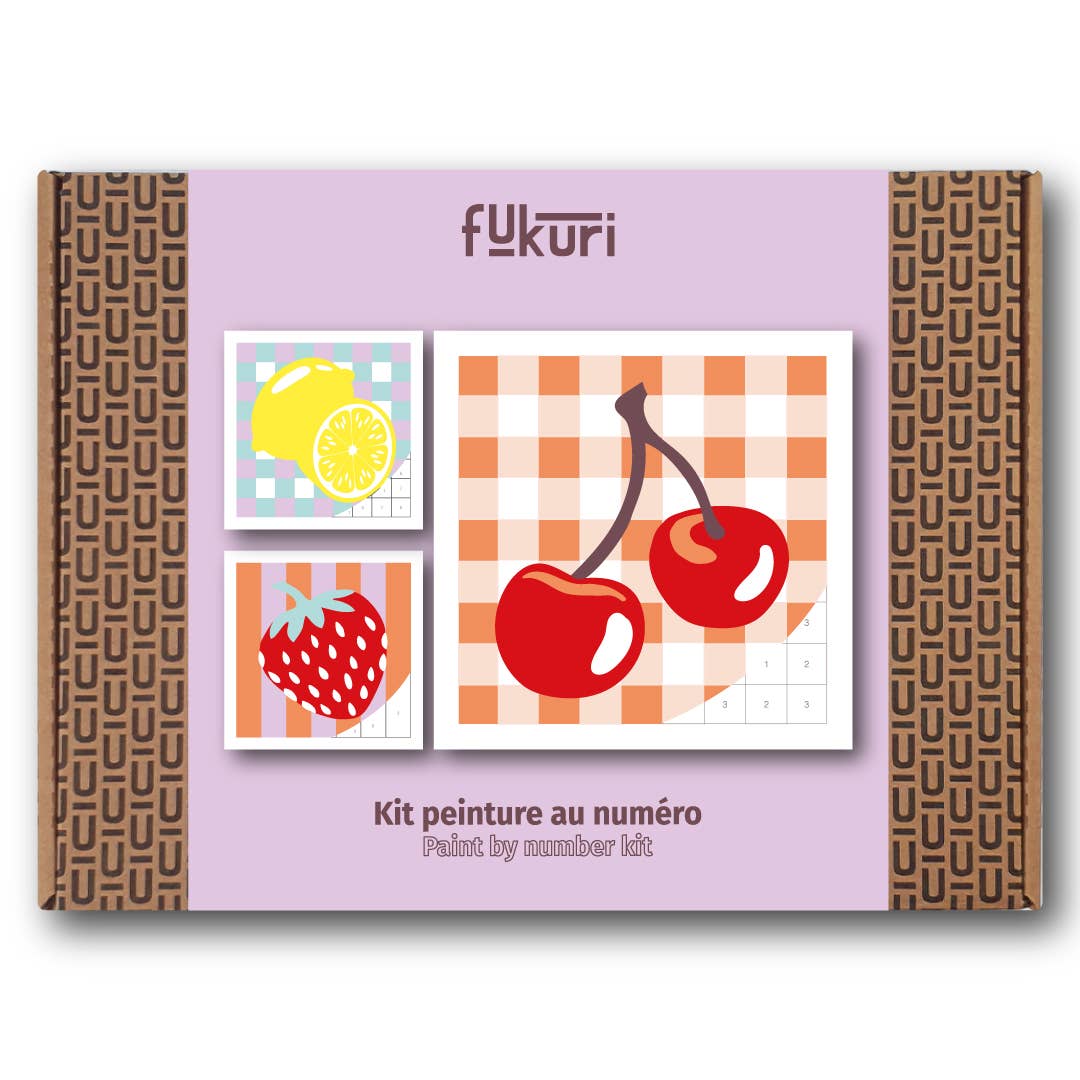 Kit peinture au numéro - DIY - FRUITS