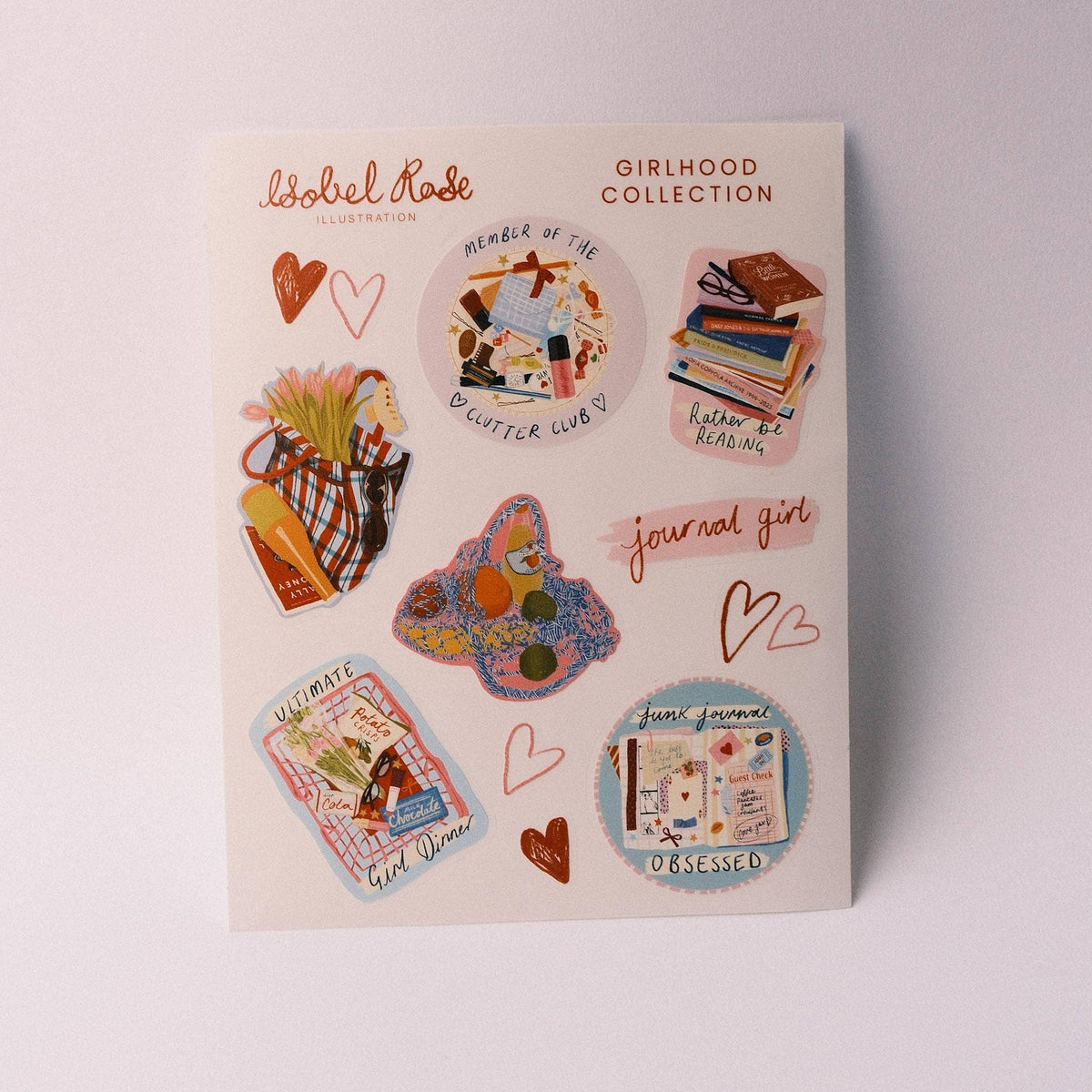 Collection « Girlhood » — Autocollants vinyle illustrés