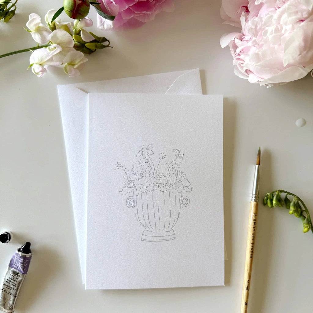 8 Cartes aquarelle à peindre - Emily Lex