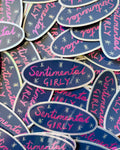 Sticker "Sentimental Girly" - Isobel Rose illustration