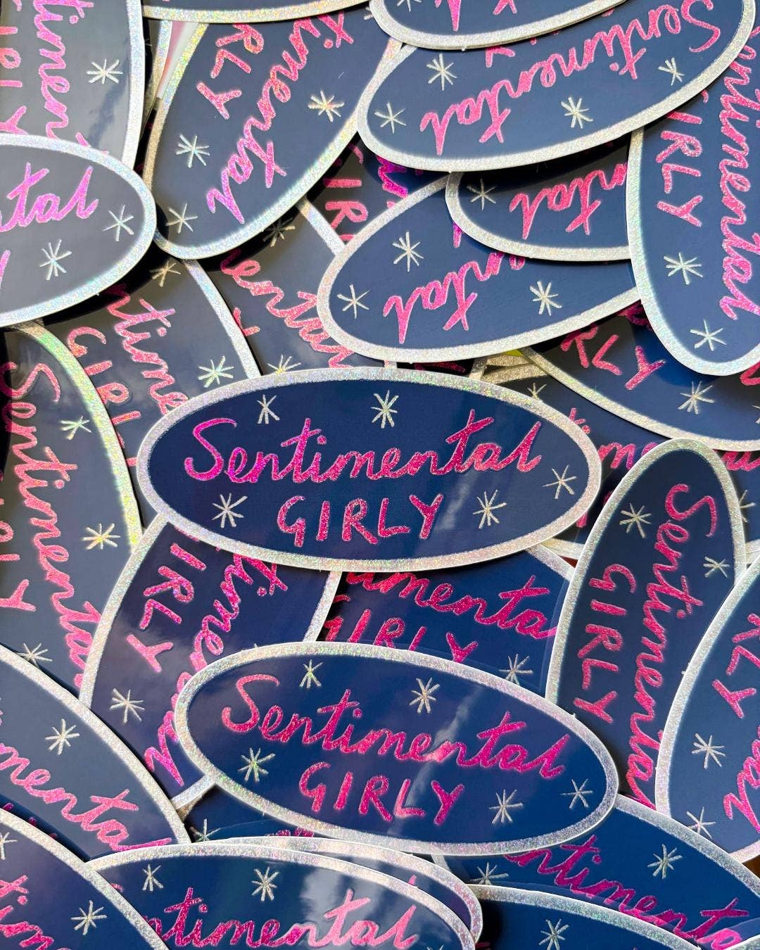 Sticker "Sentimental Girly" - Isobel Rose illustration