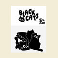Stickers Black Cats - Pikalem studio
