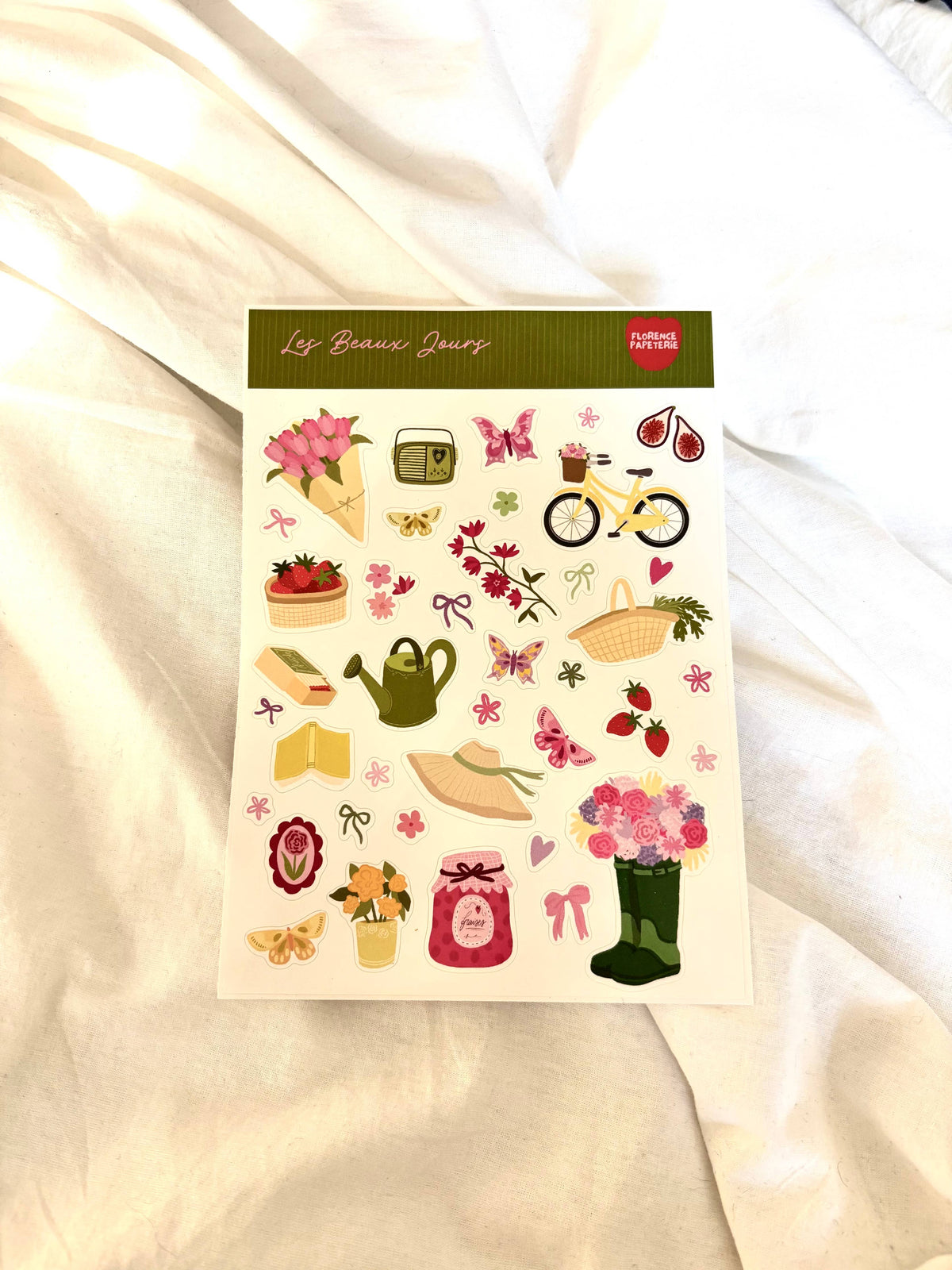 Planche de stickers - Les Beaux Jours 