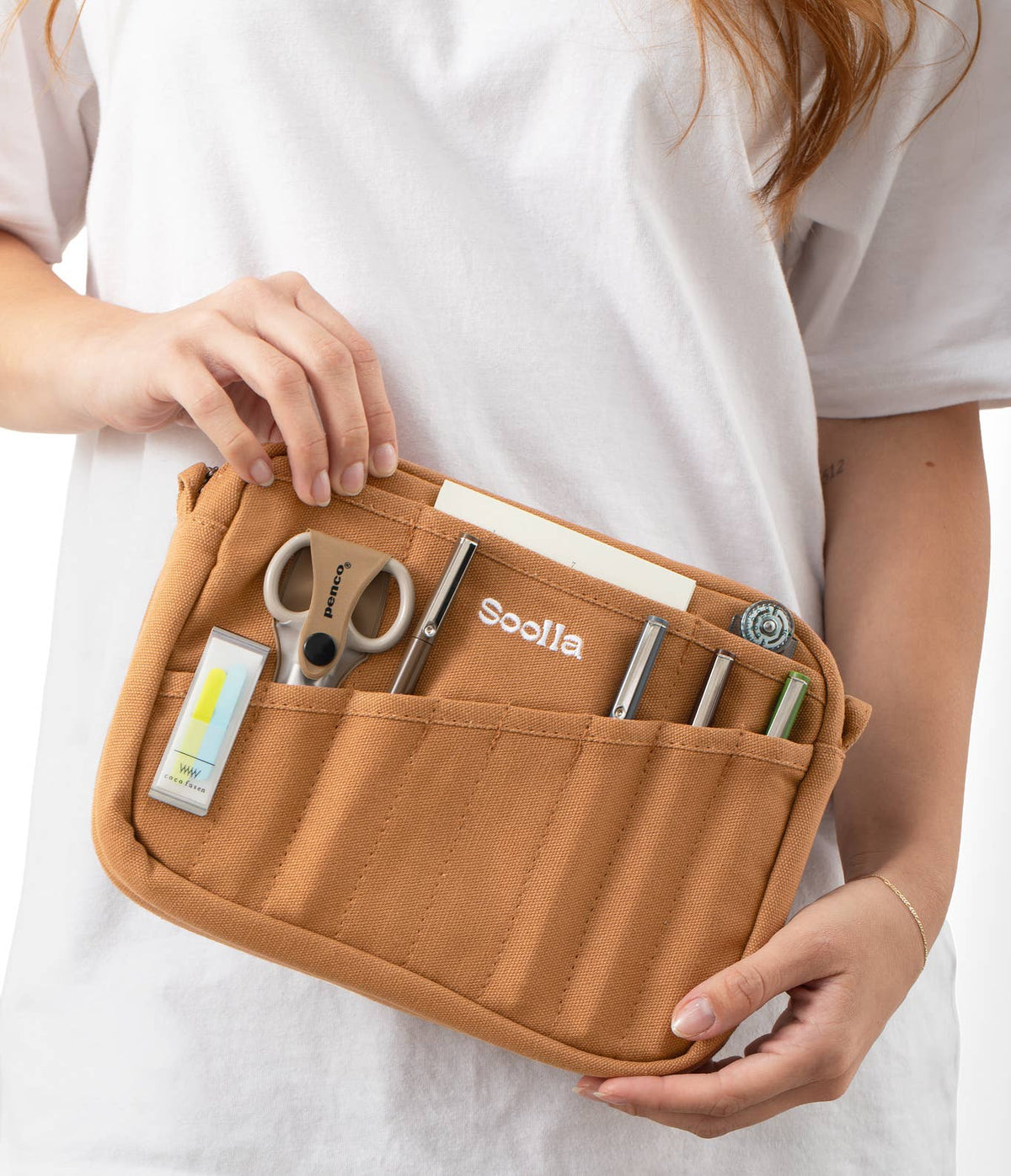 Trousse Soolla® Studio — rose bleu style années 80