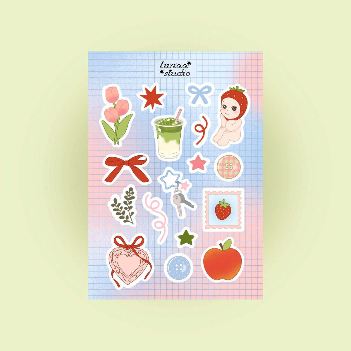 Planche Blue Matcha — Liviaa.studio
