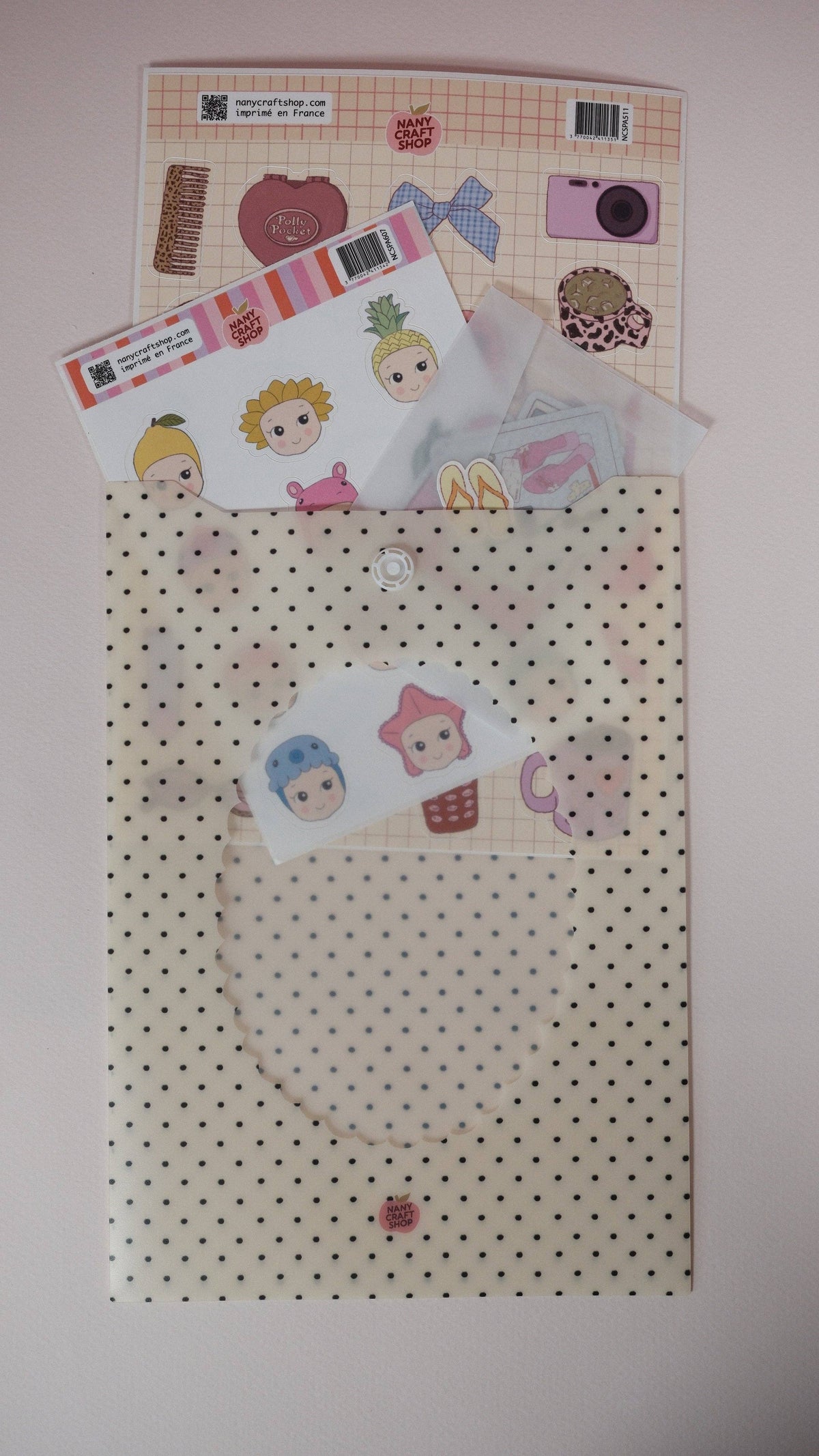 Pochette à junk – Vanille — Nany Craft Shop