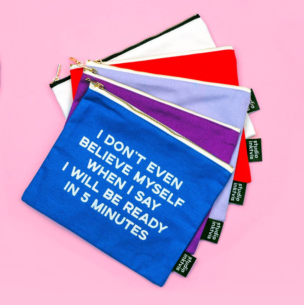 TROUSSE "ALL THE STUFF I TRY NOT TO LOSE" Violette — Studio Inktvi