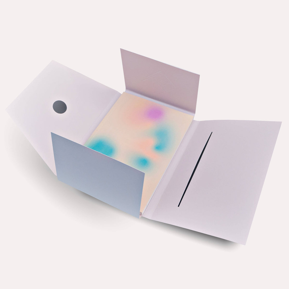 Cahier A5 Gradient — Ouverture à Plat · The Completist