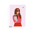 Catlady | carte postale: Avec enveloppe et couverture en cellophane