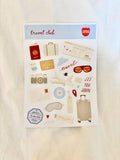Planche de stickers Travel Club - Florence Papeterie