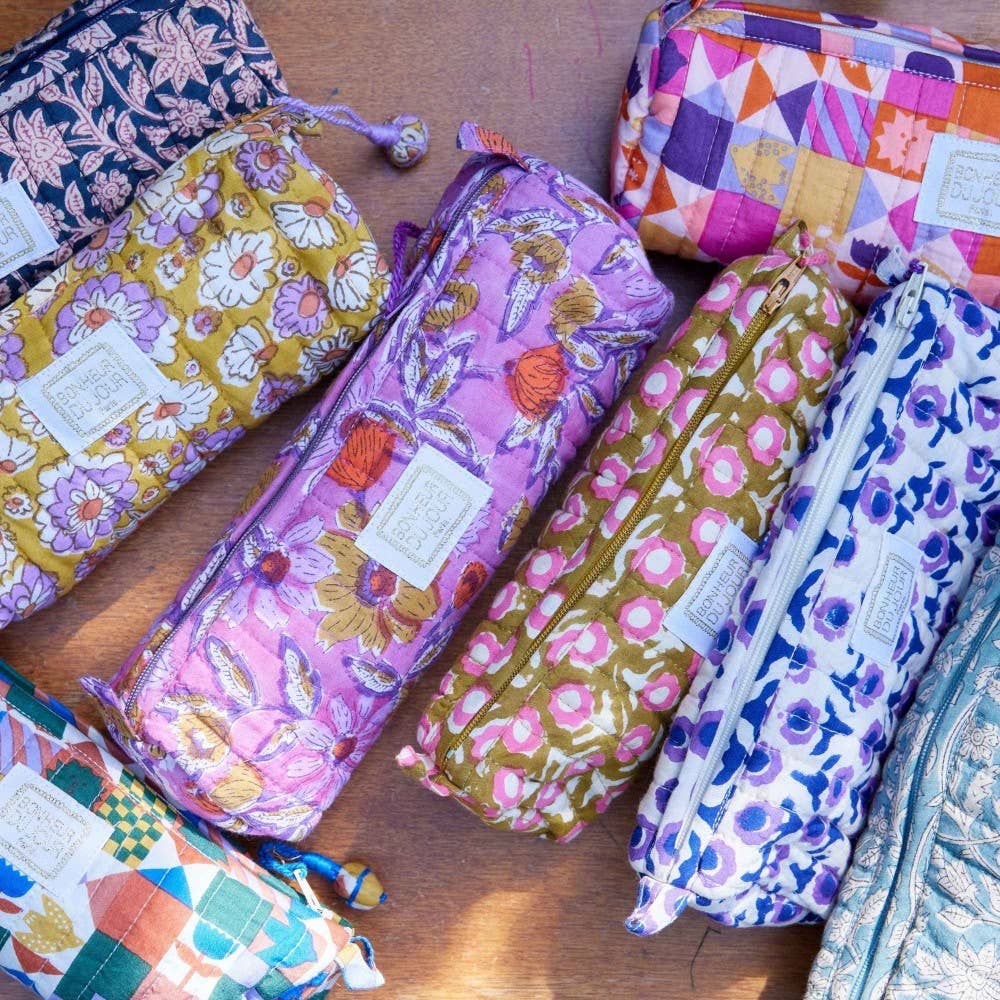 Trousse Nila — Goa Indigo · Bonheur du Jour