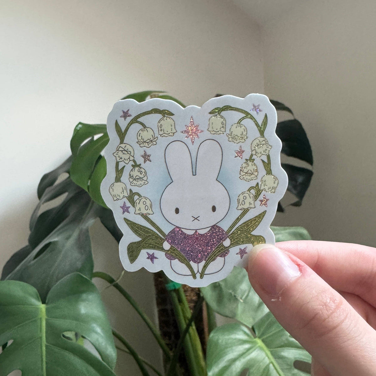 Sticker Bunny Fleur — Liviaa.studio