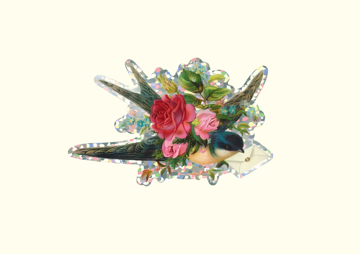 Sticker Hirondelle - Shellflower