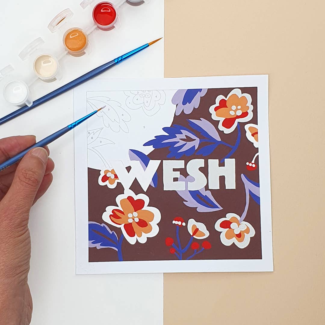 Kit peinture au numéro - DIY - MESSAGES