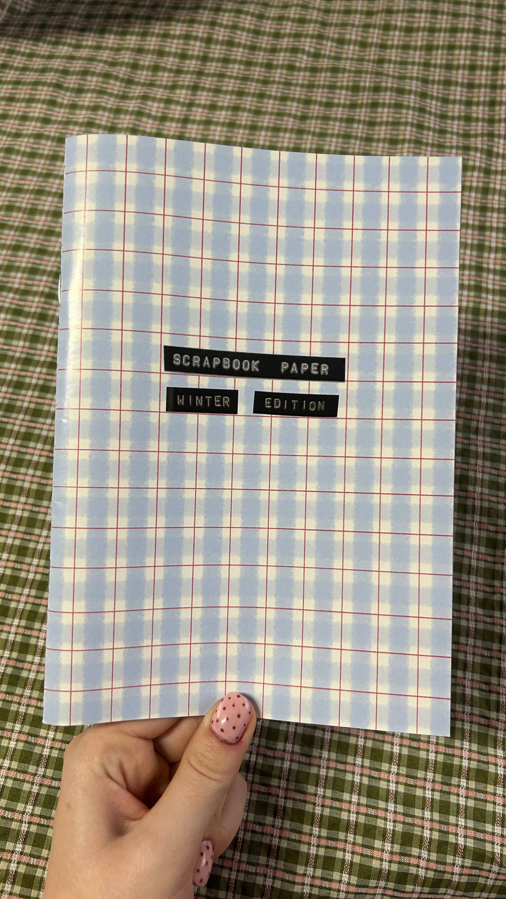 Scrapbook paper A5 40 pages Winter Edition ❄️ - Nany Craft Shop