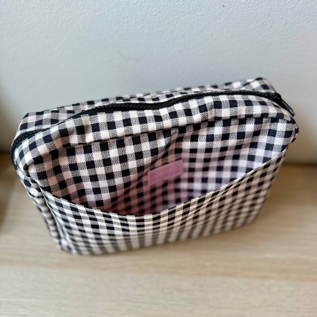 Pochette Vichy pour journaling Shellflower