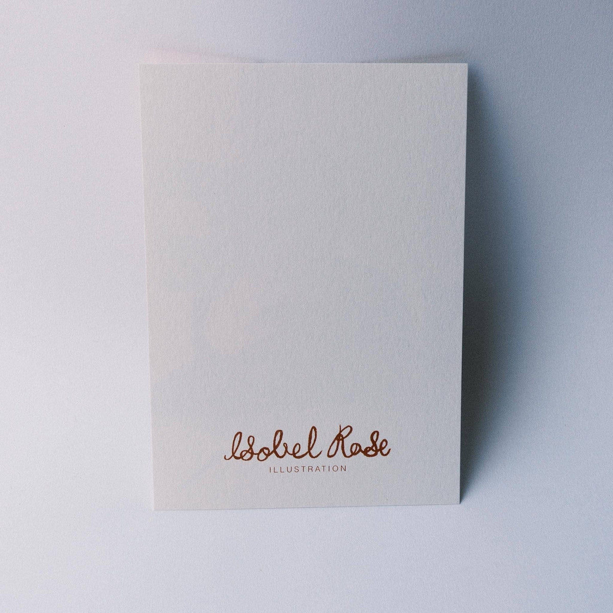 Carte postale illustrée, Lecture au café  — Isobel Rose Illustration
