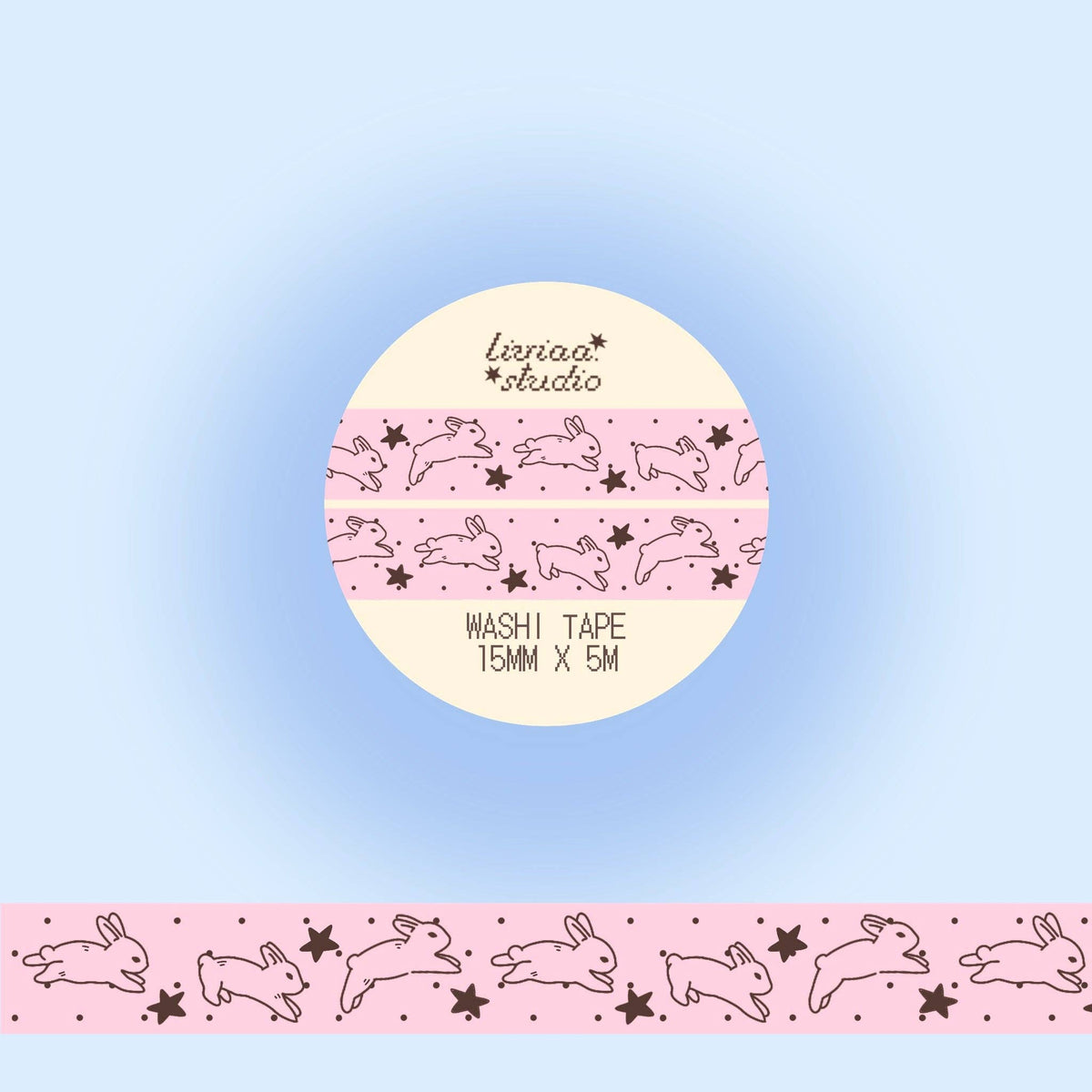 Washi Tape Bunny - liviaa Studio