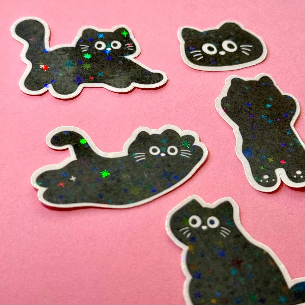 Stickers Black Cats - Pikalem studio