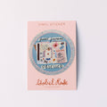 Sticker "Sparkly Junk Journal Obsessed" - Isobel Rose Illustration