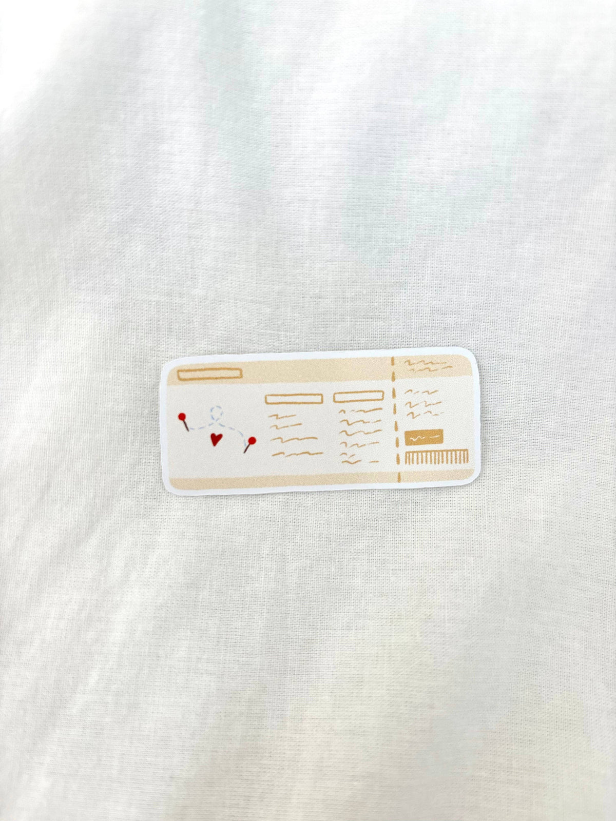 Sticker Boarding Pass — Florence Papeterie