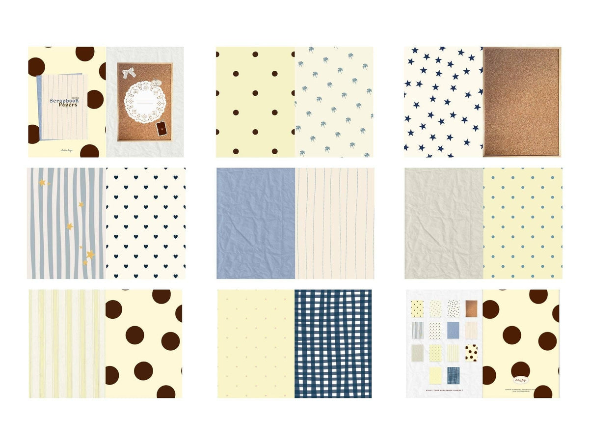 Mini scrapbook papers Book