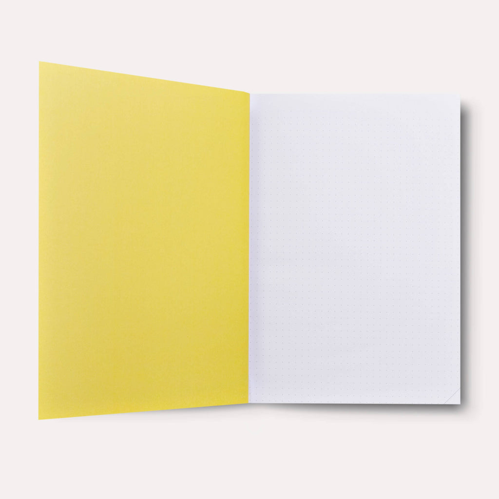 Cahier A5 Gradient — Ouverture à Plat · The Completist