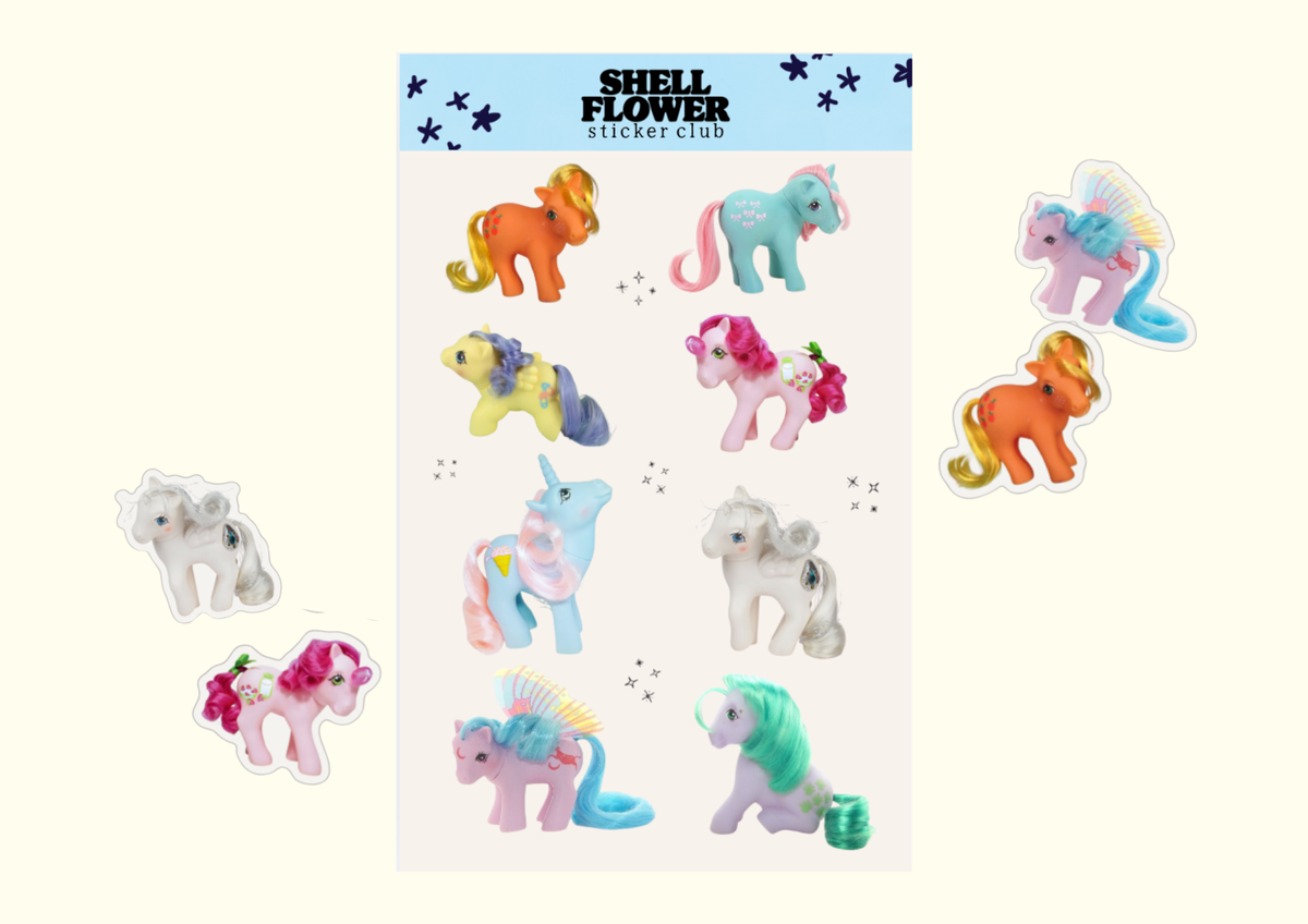 Planche de stickers  Mon Petit Poney - Shellflower
